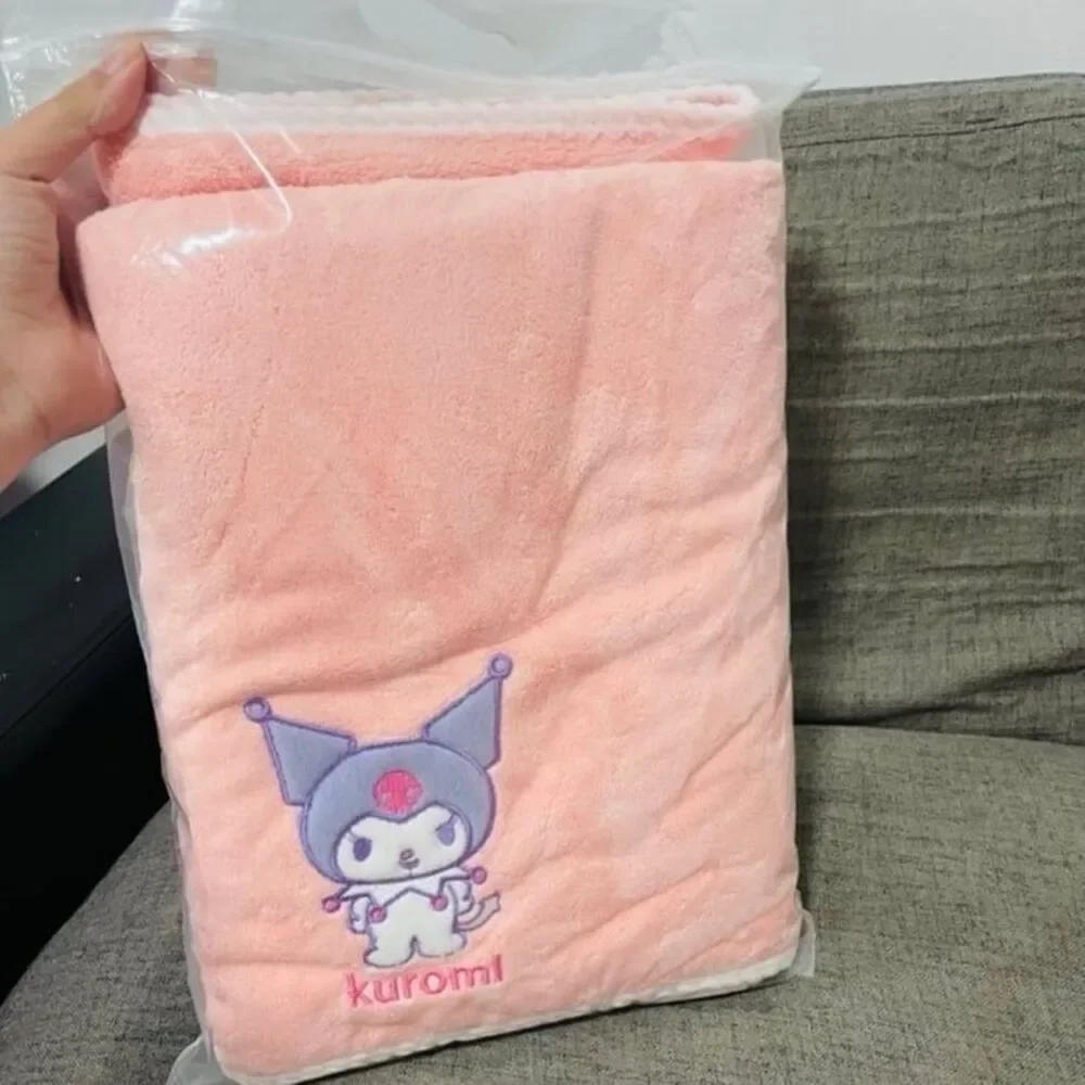 Sanrio Kuromi Soft Towel Set Towel and Hand Towel two piece set Hello Kitty